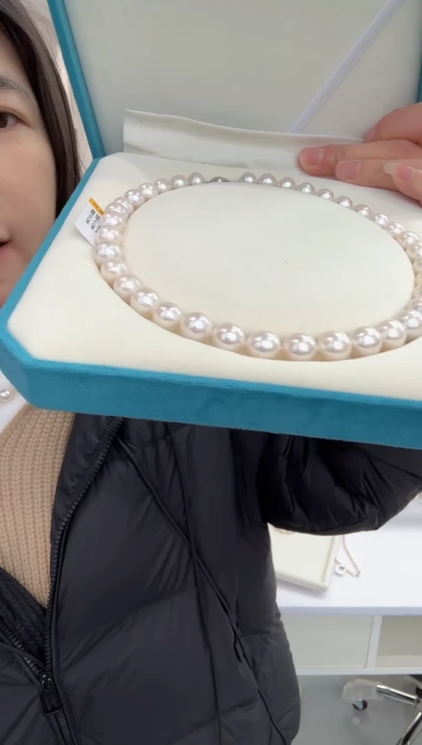 项链未镶嵌淡水珍珠淡水珍珠项链9-12mm