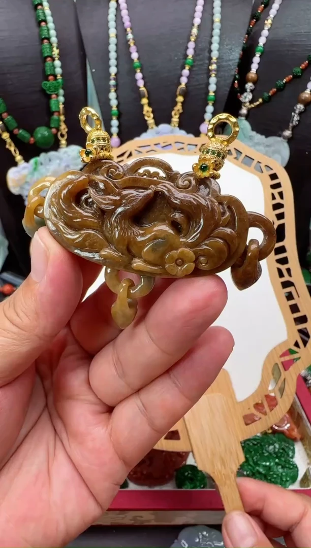未镶嵌定制翡翠吊坠