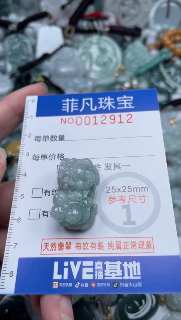 颈饰未镶嵌翡翠12912