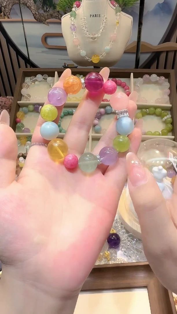 水晶手链未镶嵌水晶多宝手链