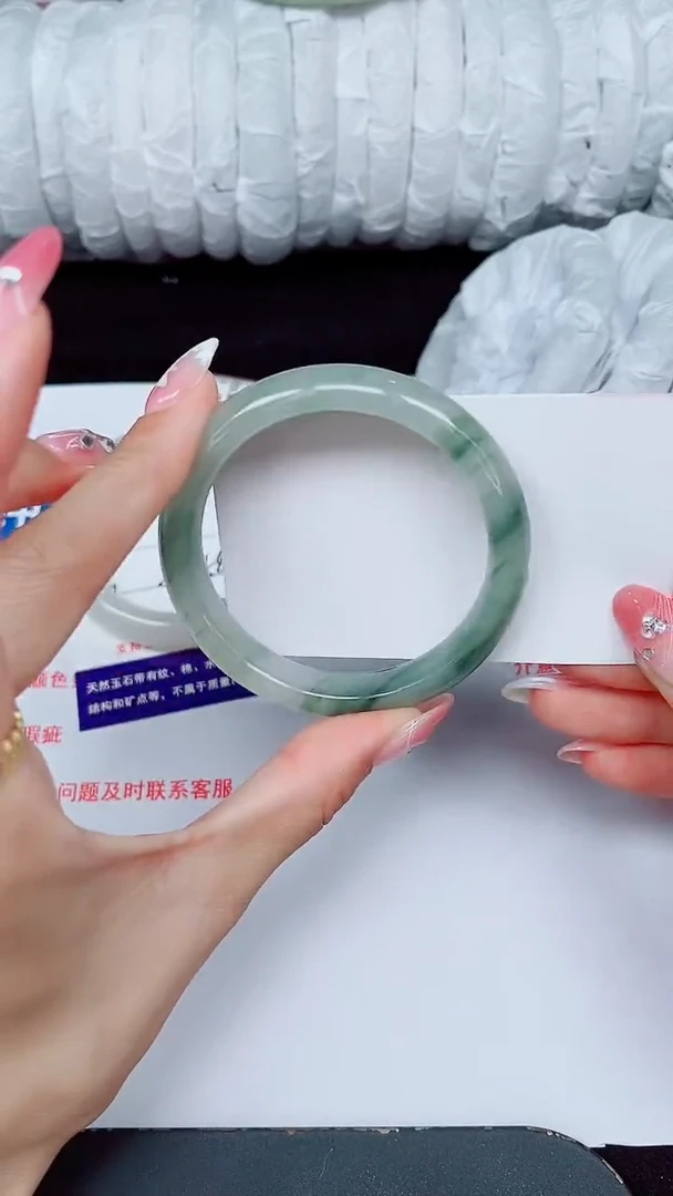 未镶嵌手镯石英质玉223-54/55