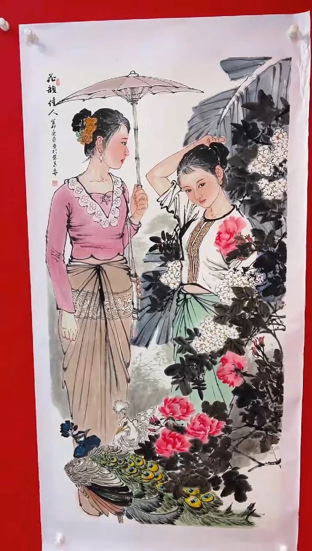 国画画家陆远华纯手绘原作