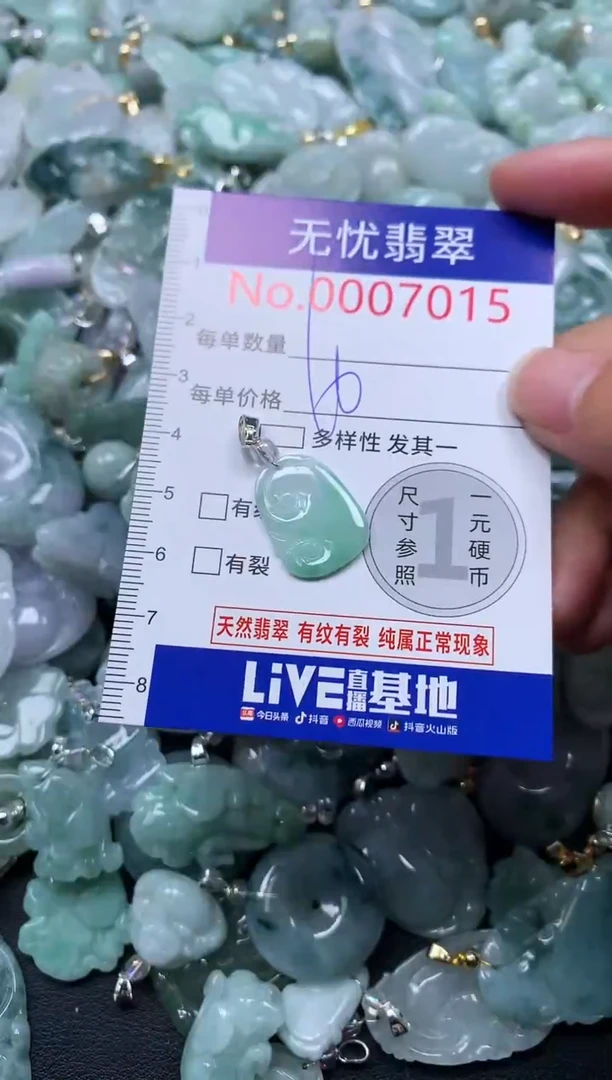 颈饰未镶嵌翡翠7015