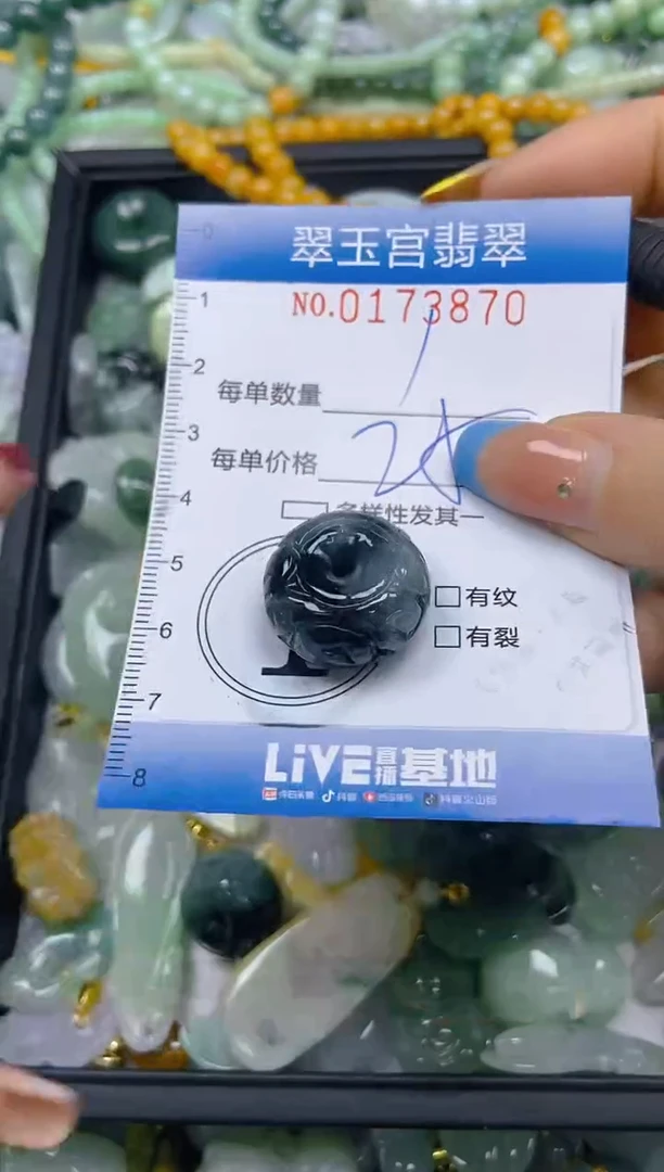 翡翠未镶嵌颈饰闪购0173870