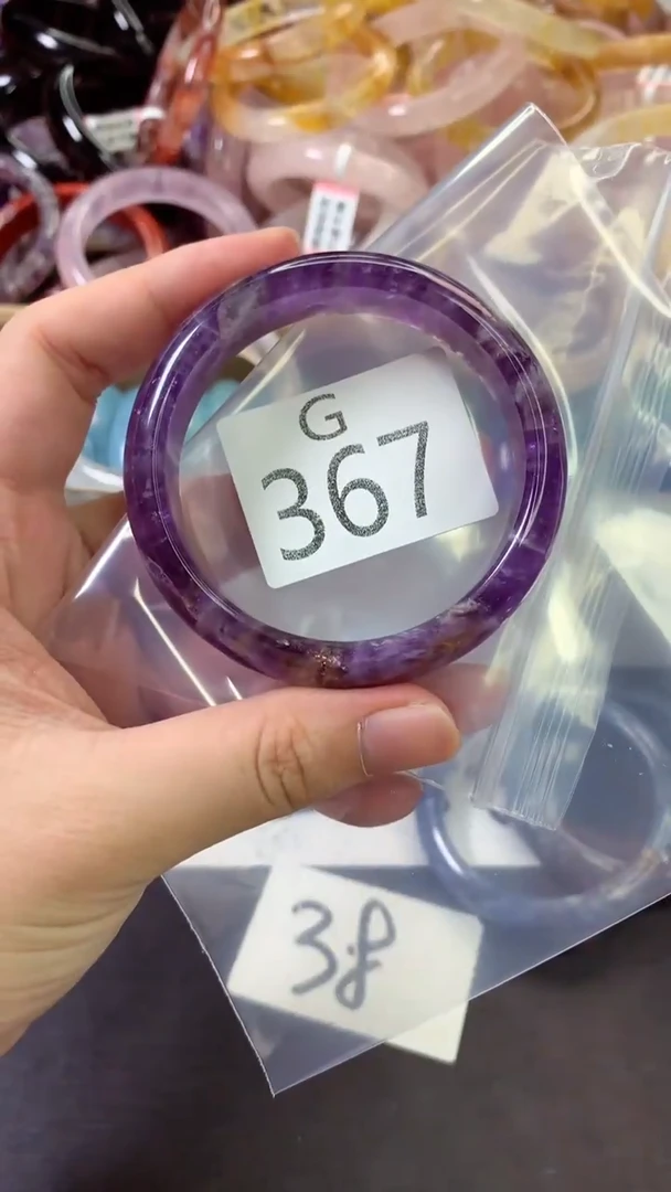 水晶手镯未镶嵌G367-54