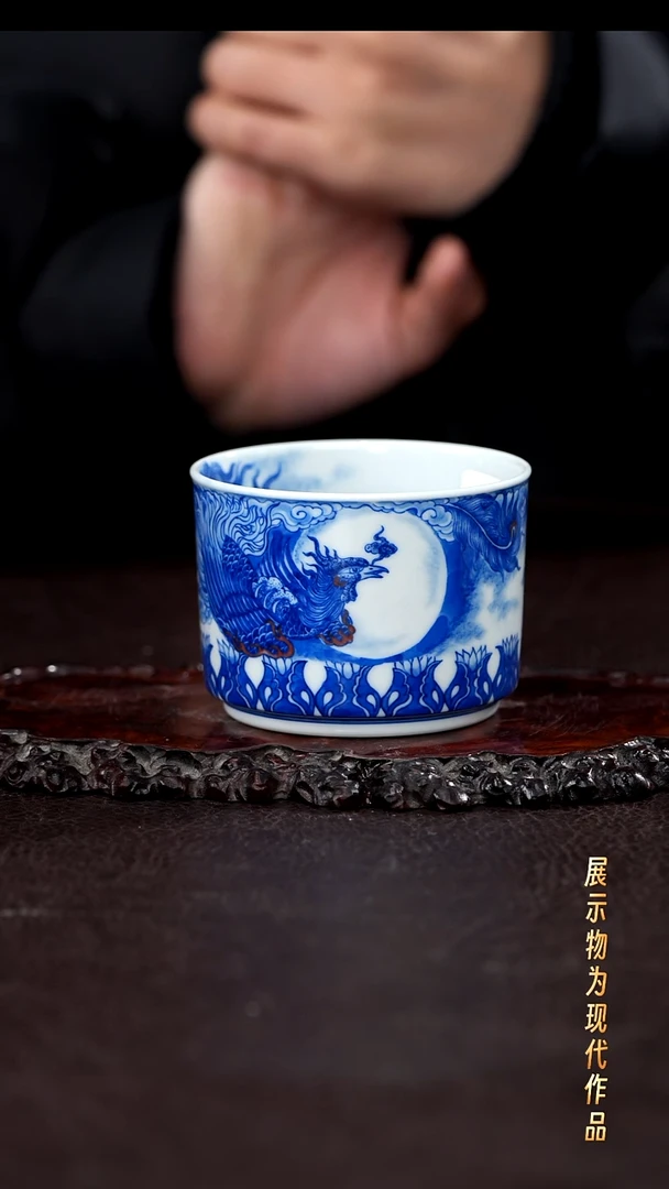 杯子瓷景德镇全手工手绘瓷器！