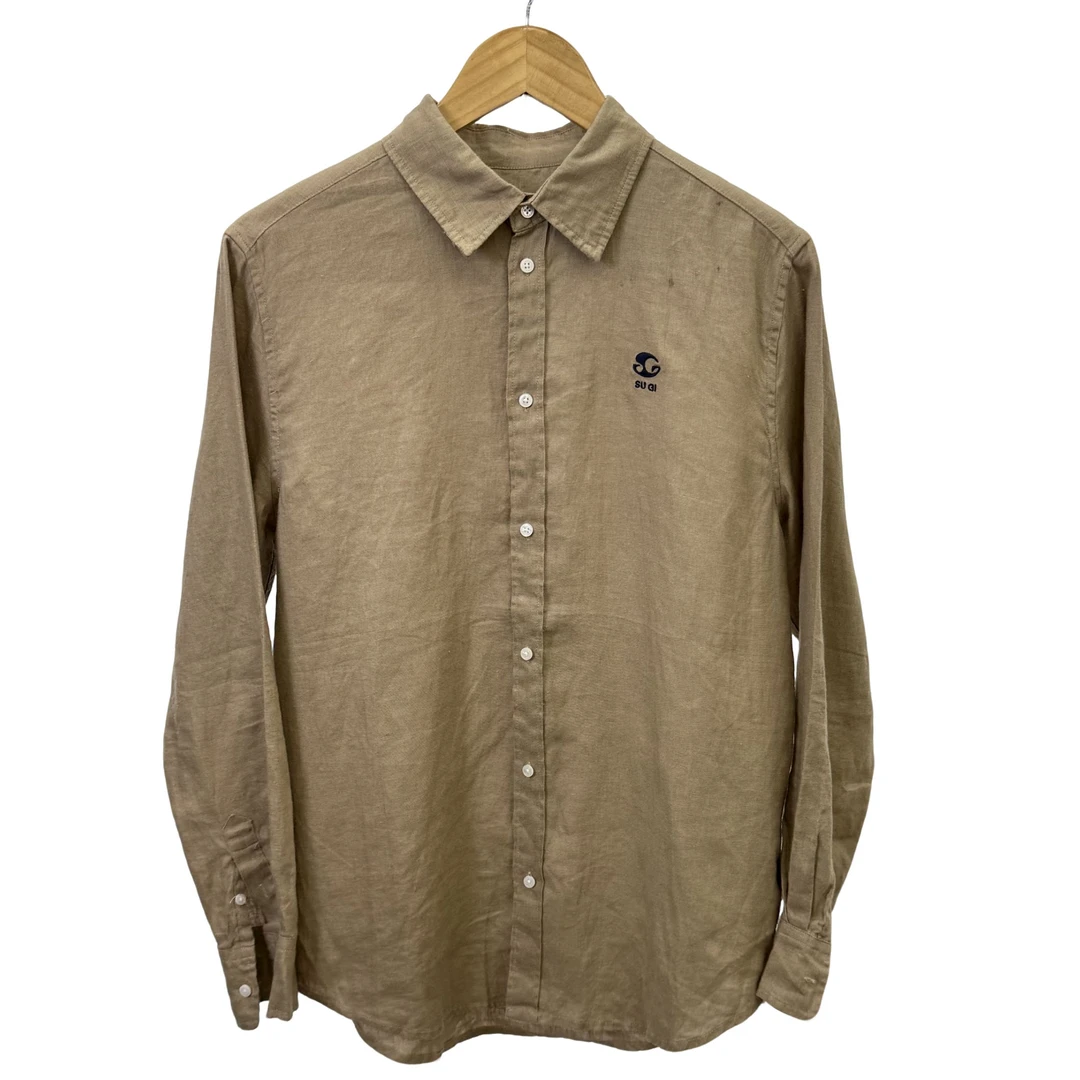 sugiseolryeon【多元】春夏秋必备外衣纯亚麻休闲男女同款衬衣