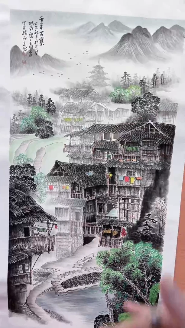 国画师立照老师国画作品