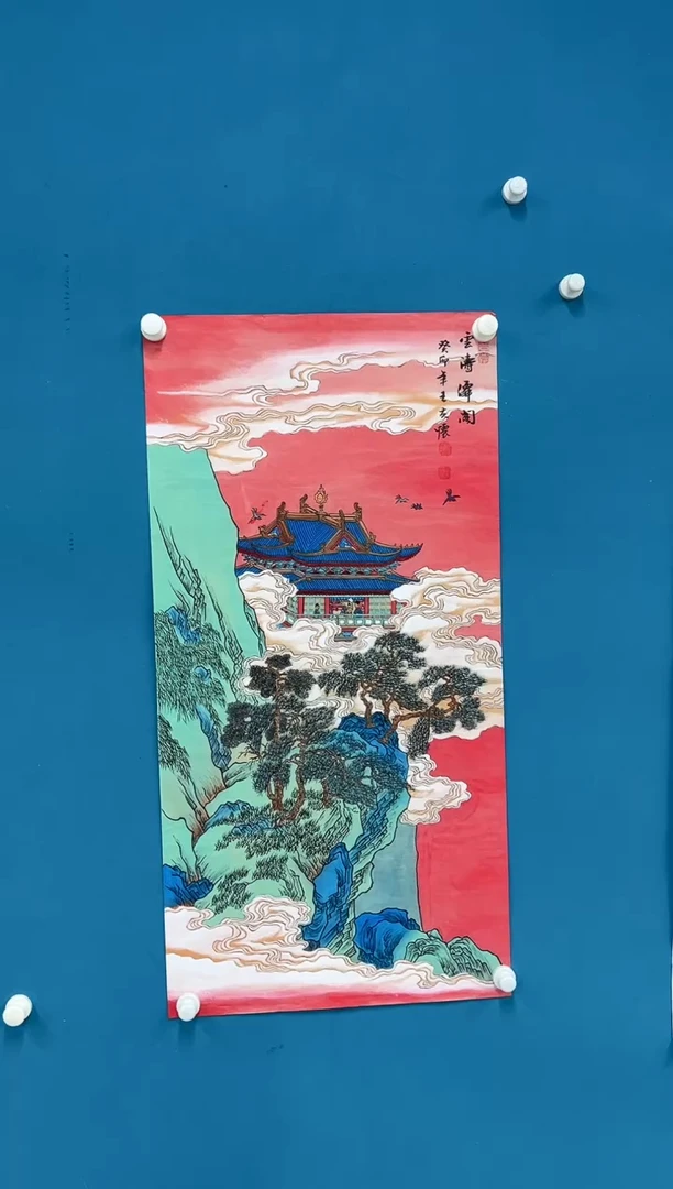 国画王夫怀-三尺山水-022