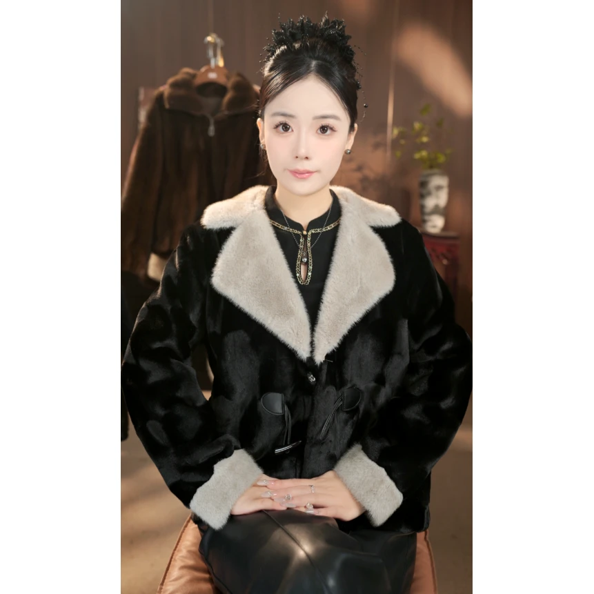 【云想妮妮-竹杖量云】中式冬季外套5133