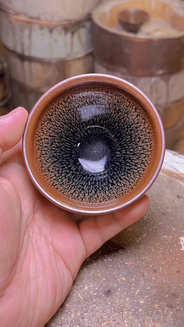 茶盏39原矿原釉传统鹧鸪斑