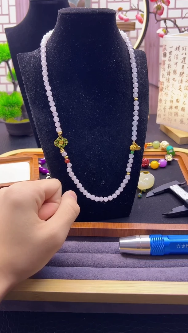 【闪购商品】和田玉颈饰14K金镶嵌X214