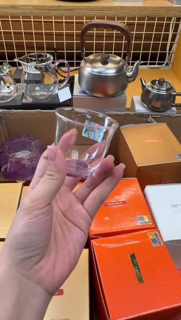 7**喜@@禾器晶彩韵杯浅紫