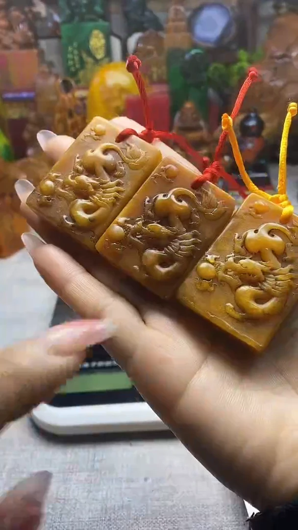 寿山石印石纯天然篆刻石料（一单一个随机发放）