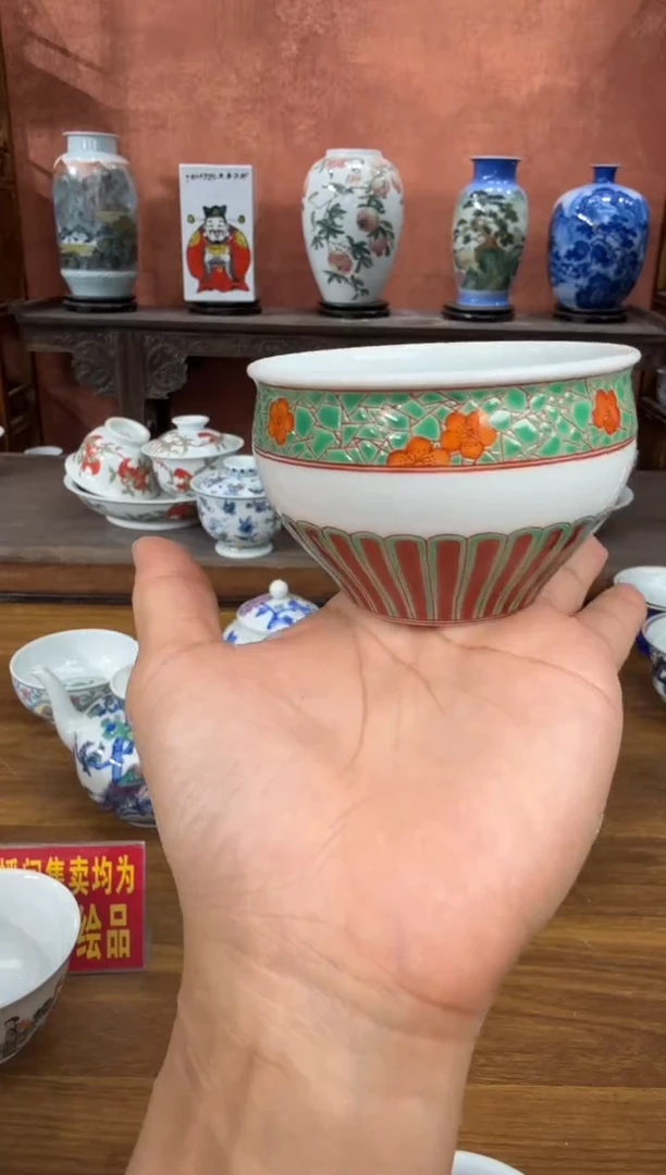 吴义松陶盟手绘陶瓷编码：3205