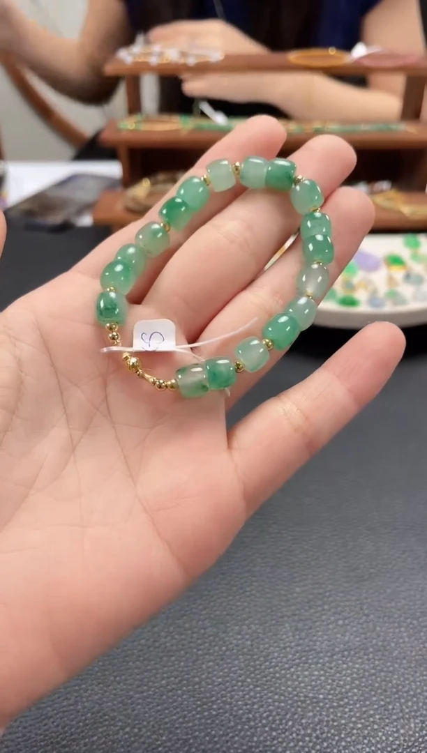 【闪购商品】石英质玉套链未镶嵌一个  JK359