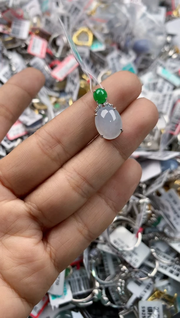 银S925镶嵌戒指翡翠南*。999----4