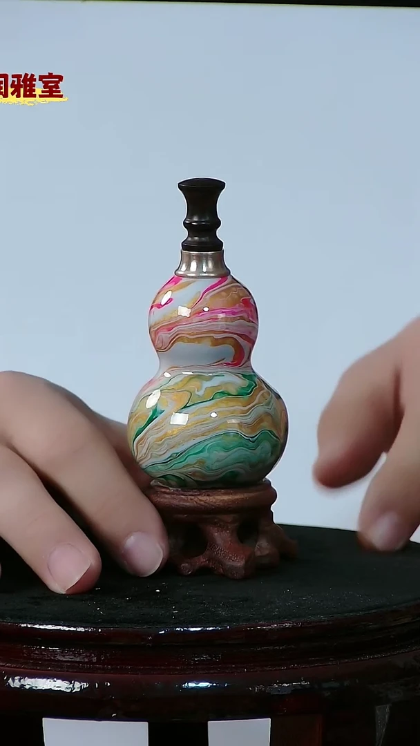 藤。*。葫芦茶刀把件   129