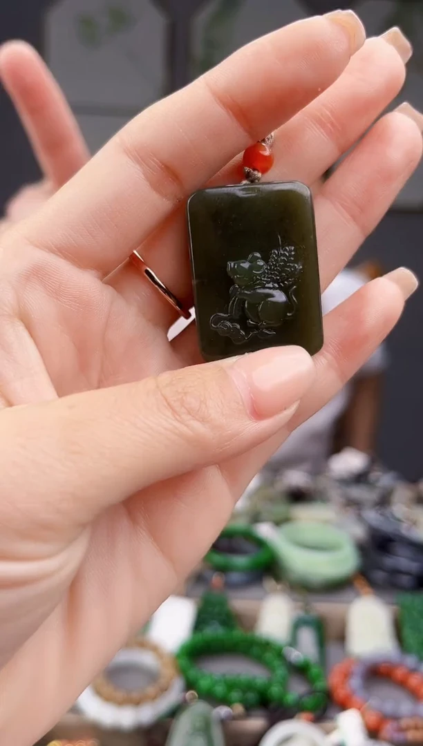 颈饰未镶嵌和田玉多样性发货拍一发一