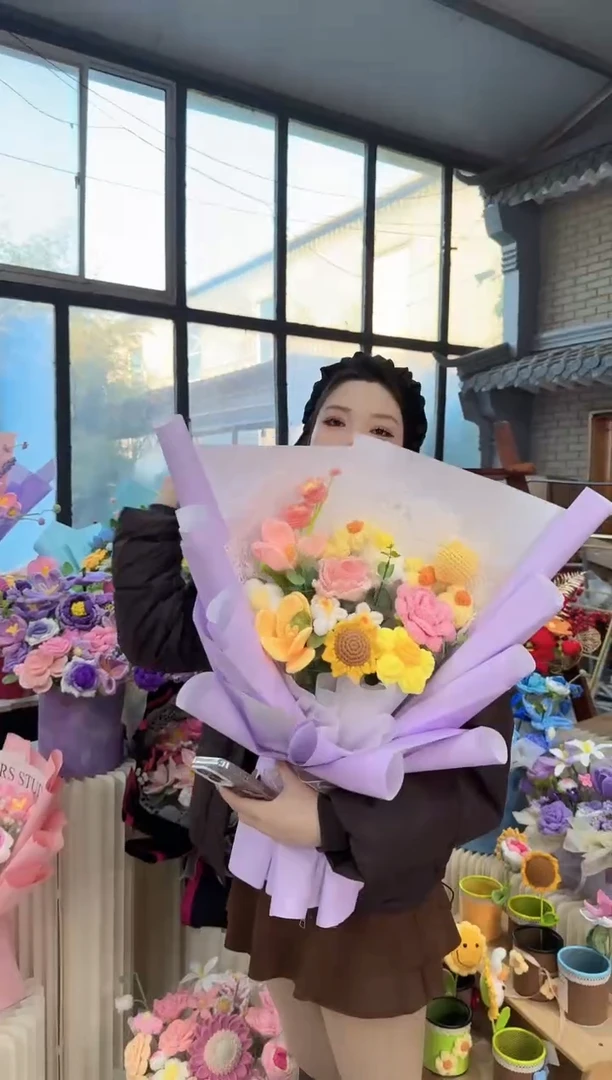 非遗手工花束，孤品清仓！！