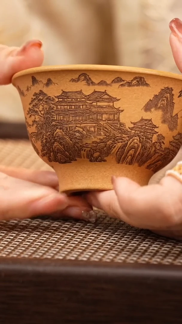 茶壶紫砂J溪山雅致杯