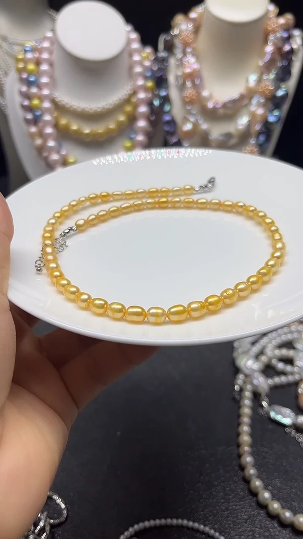 颈饰未镶嵌淡水珍珠多人