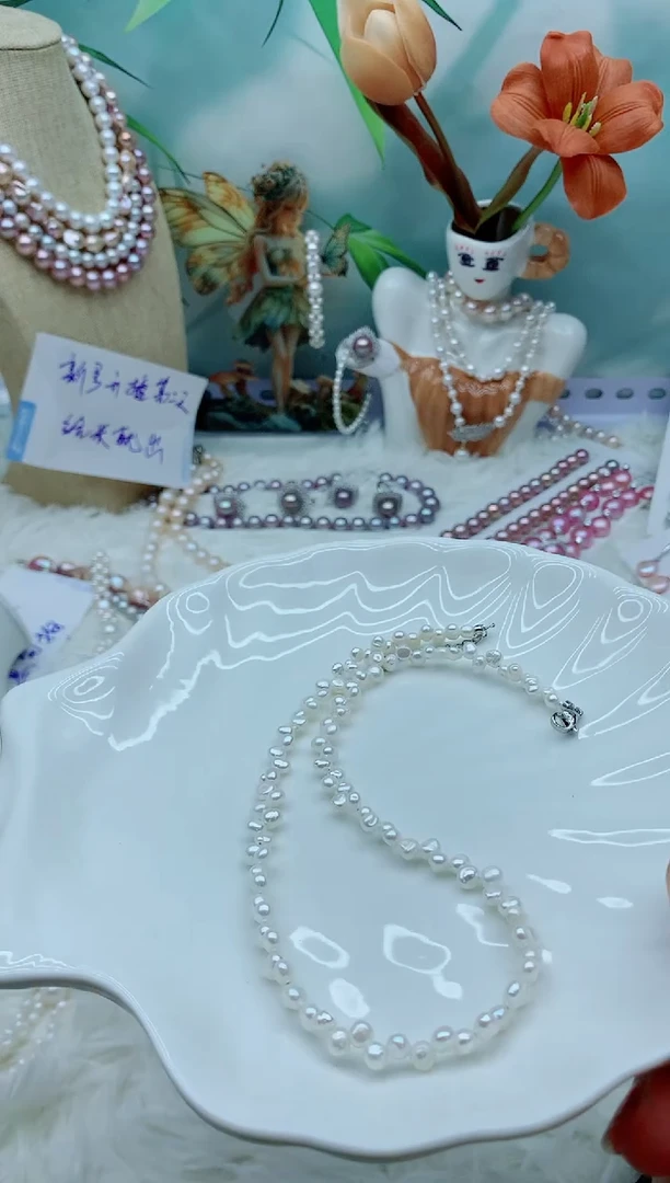 未镶嵌胸针淡水珍珠多样性发其一（非无瑕）