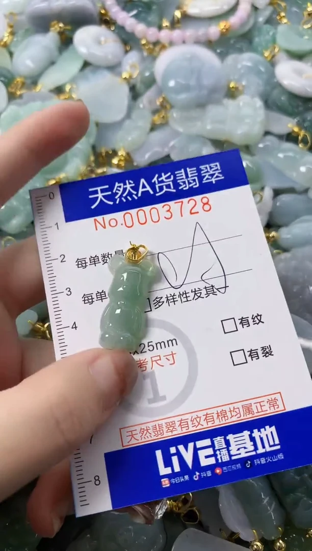 颈饰未镶嵌翡翠天然A货翡翠