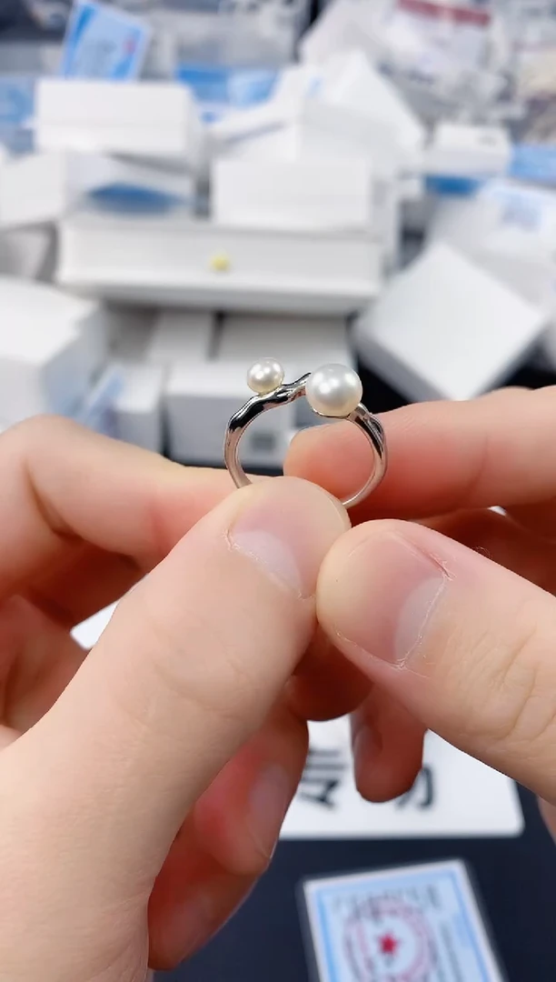 未镶嵌耳饰淡水珍珠JZ1015