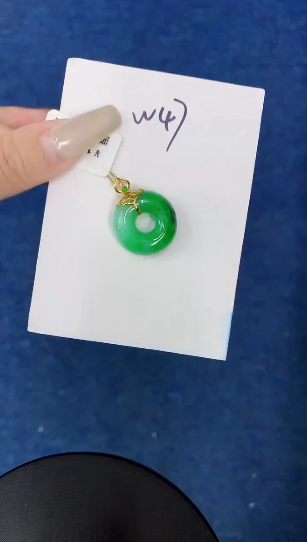 【闪购商品】翡翠颈饰18K金镶嵌0000000000