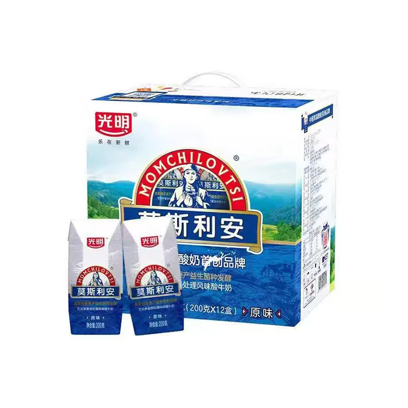光明莫斯利安原味酸奶200克*12盒 *1箱/份