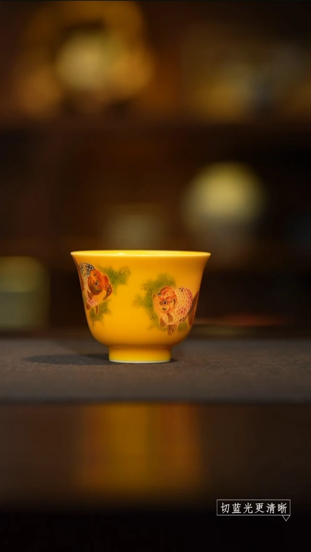 冬****2澄观柴窑-金玉满堂-花神杯