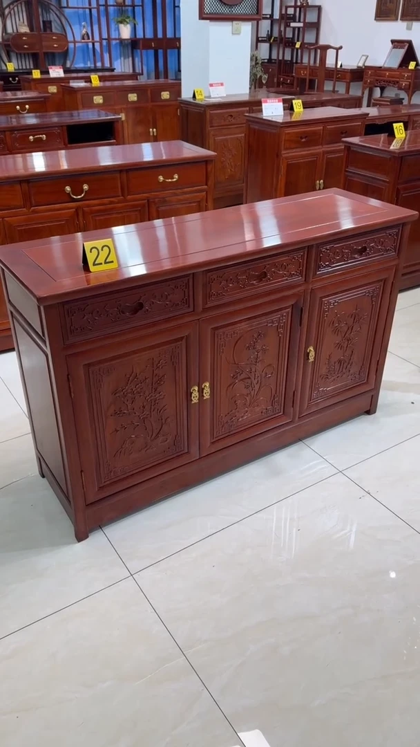 【闪购商品】花梨木类柜类家具128*40*80刺猬紫檀餐边柜