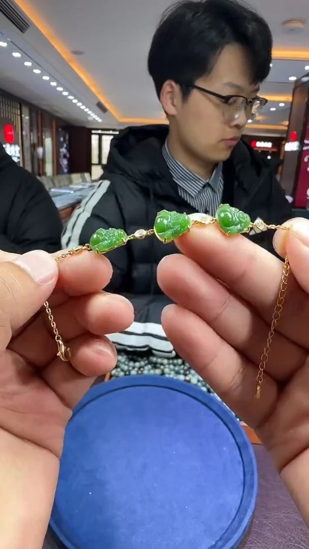 银S925镶嵌和田玉挂件【陆1214】25 7023多样性发其一