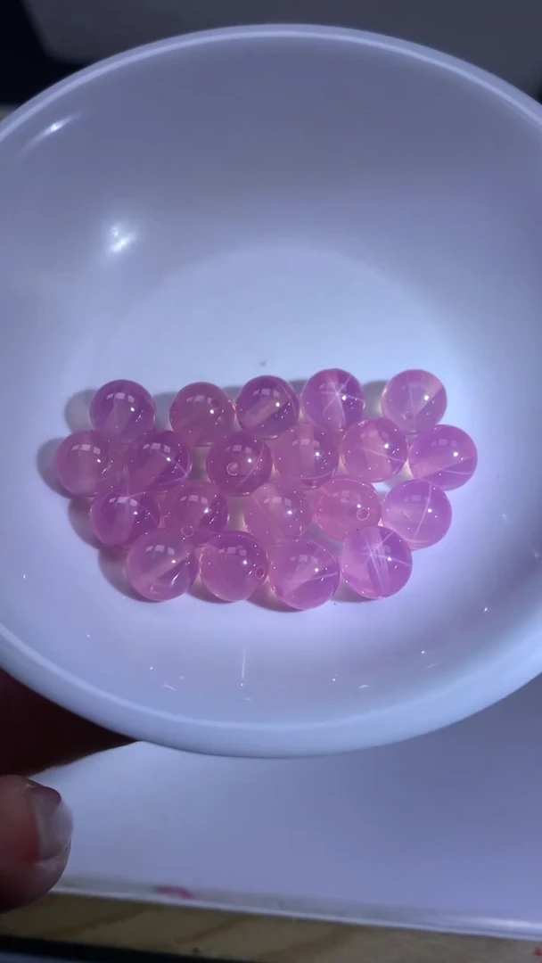 未镶嵌散珠红宝石B2141粉 宝石8mm1颗8.8元