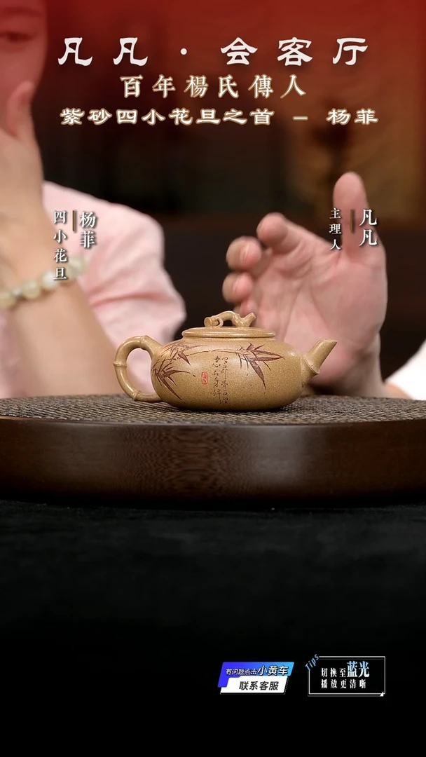 茶壶紫砂JPX31杨菲扁竹韵段泥180cc