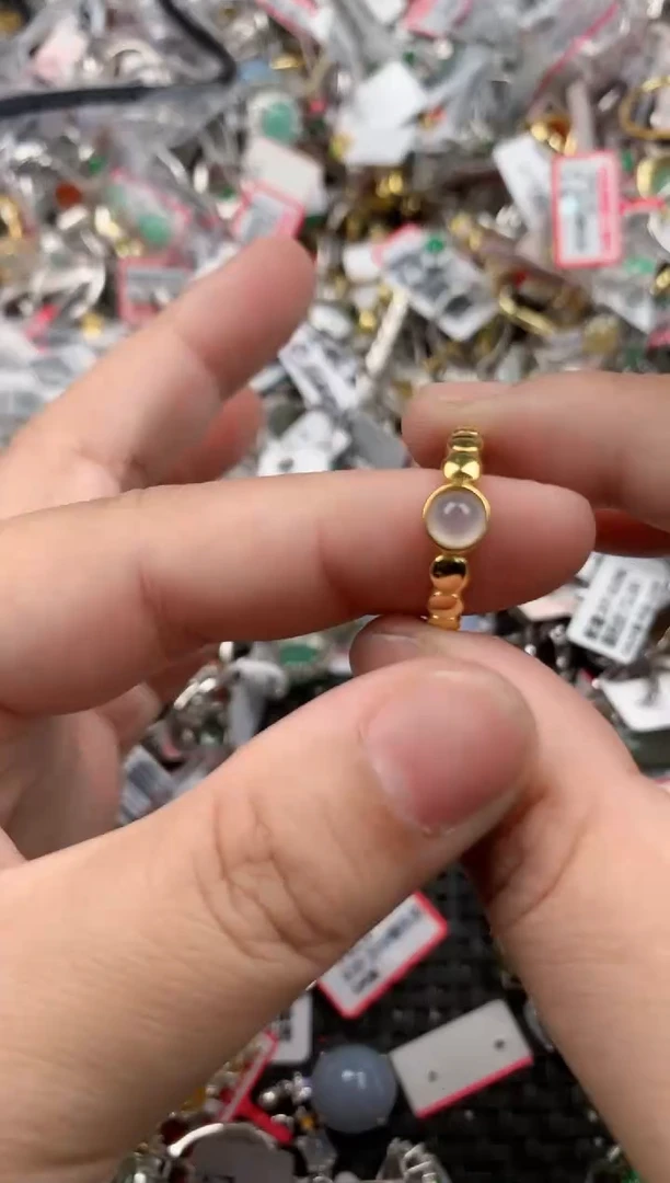 银S925镶嵌戒指翡翠333   8