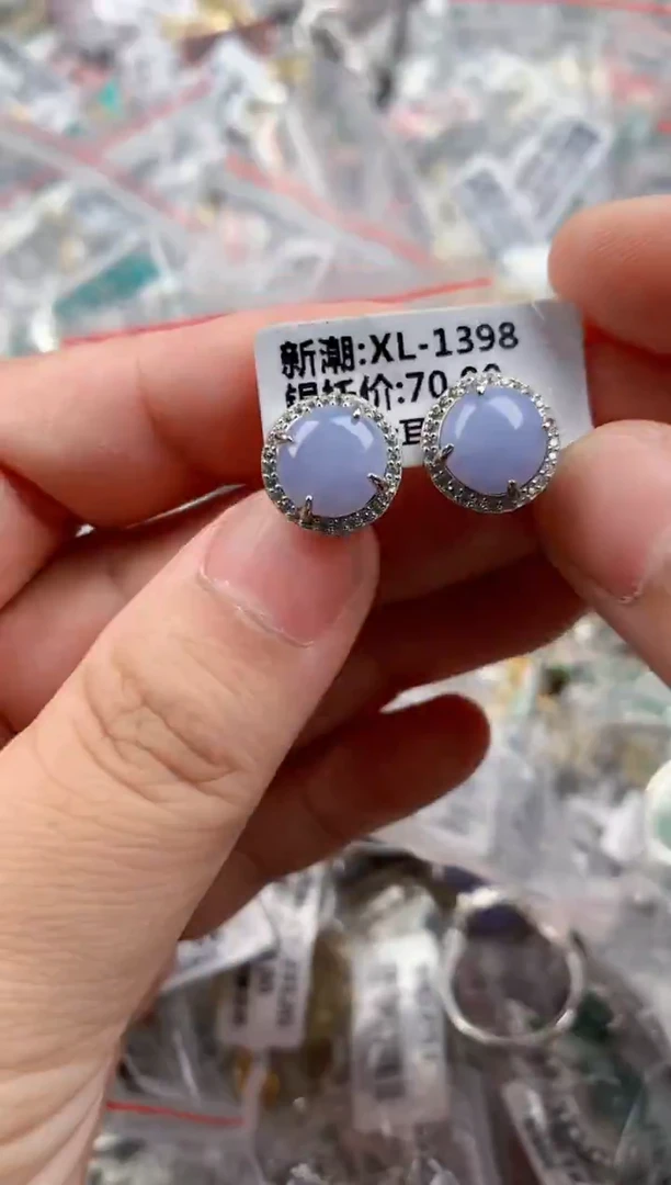 银S925镶嵌戒指翡翠111     7