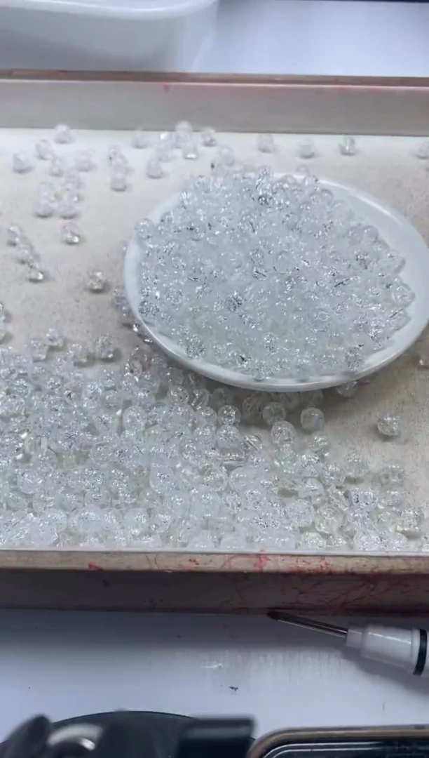 【闪购商品】水晶颈饰未镶嵌w902雪花幽灵8mm*40颗