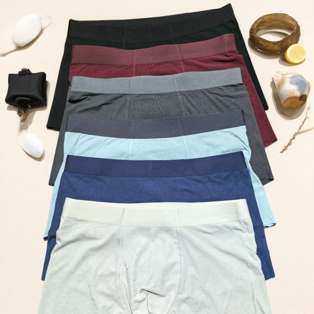 YPM80支男士无痕兰精莫代尔高弹力平角裤【具体以主播过款为主】