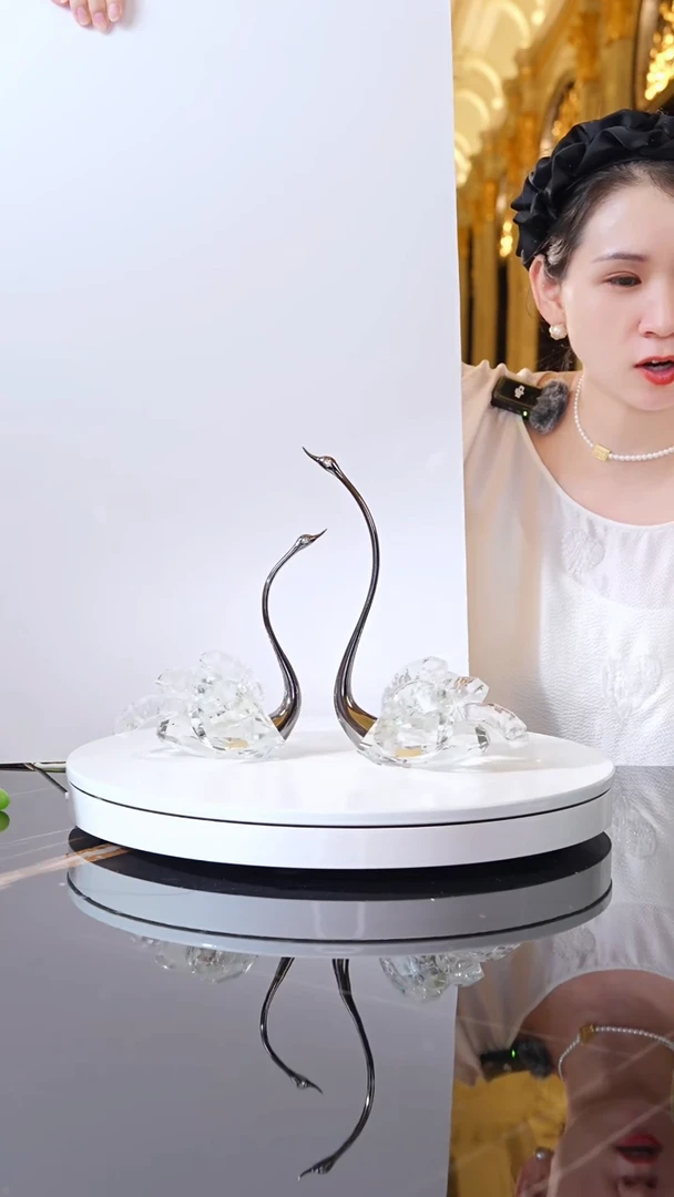 摆件AJ1112585+AJ1112584天鹅一组