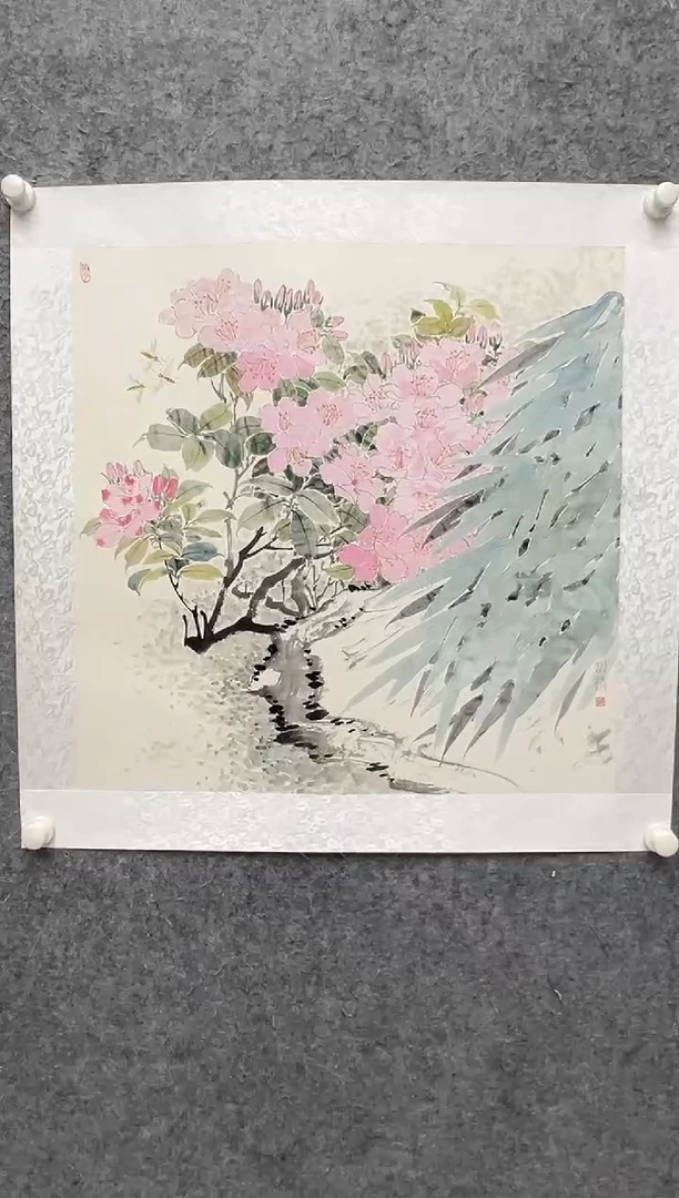 国画邹训精-4平尺-国画作品