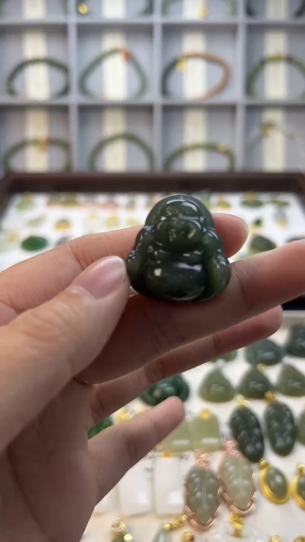 吊坠(不含链)未镶嵌和田玉厚装佛公