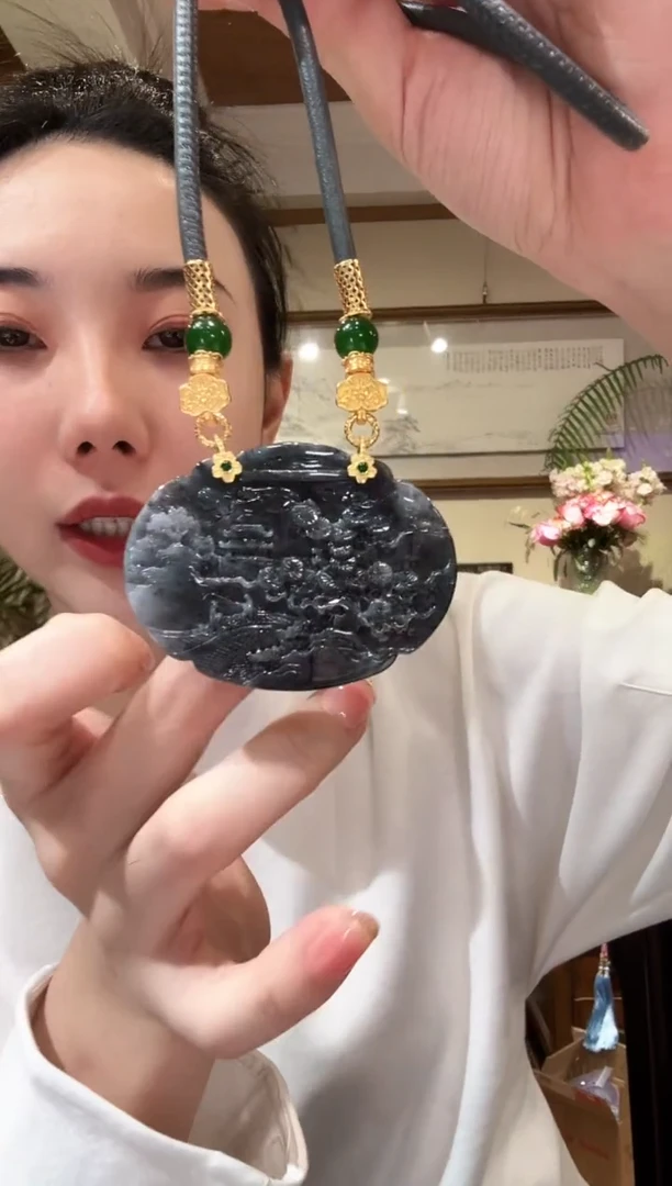 【闪购商品】翡翠颈饰未镶嵌国风