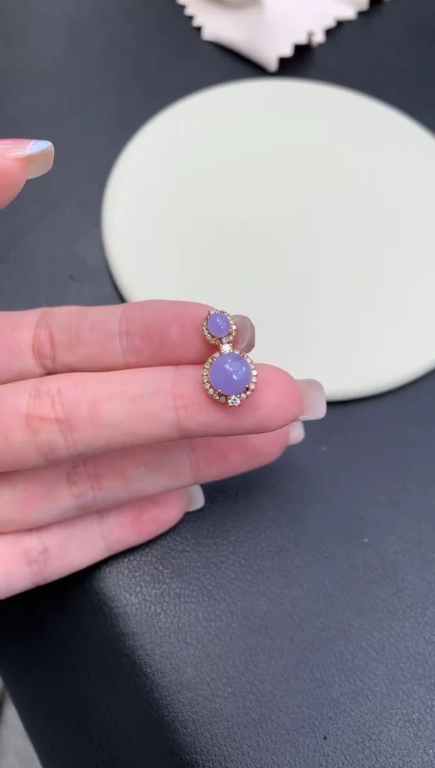 18K金镶嵌定制翡翠48小时鉴赏期 退货不扣服务费