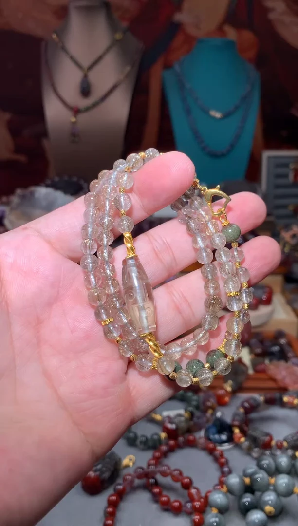 未镶嵌珠宝半成品水晶银发利比亚万能链，多样性