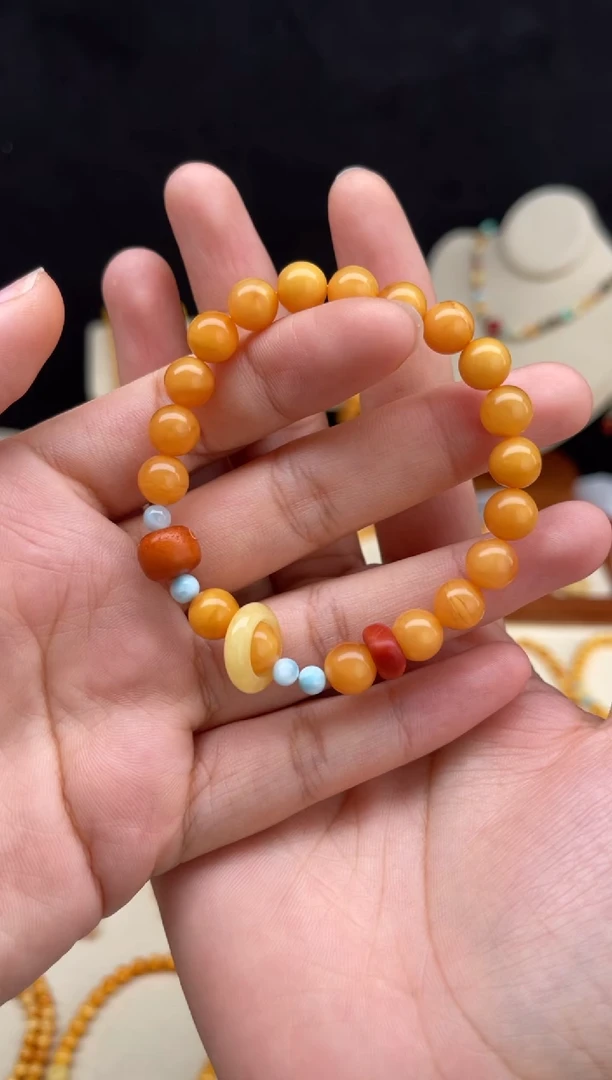 手链蜜蜡未镶嵌天然