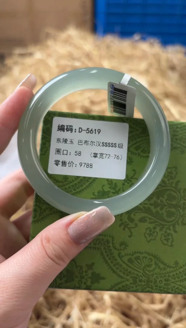 未镶嵌手镯石英质玉D-5619