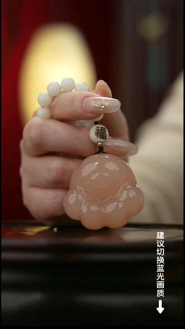 玉【小猫爪】天然玉石手把件