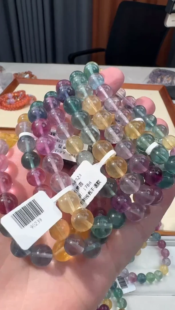 【闪购商品】水晶手链未镶嵌A061萤石素圈